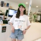 2019年夏季新款韩版奥戴尔小厨师t恤个性减龄学生女百搭宽松体恤