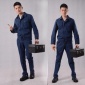 2017新款牛仔工作服机械五金厂工作服工程服工厂厂服套装船厂服装