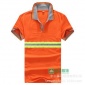 定制橙色男式短袖T恤定做反光建筑**工作T恤印logo广告衫订做